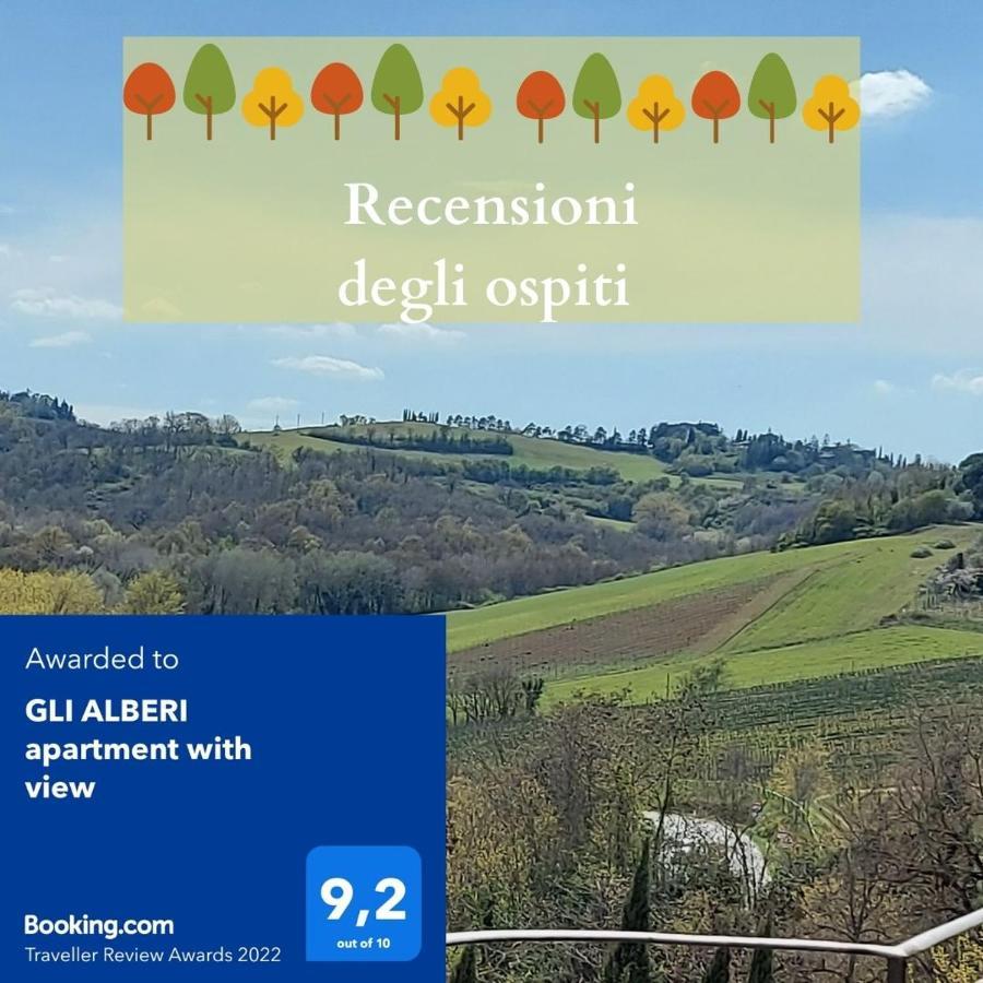 Gli Alberi Apartment With View Montepulciano Stazione Exterior foto